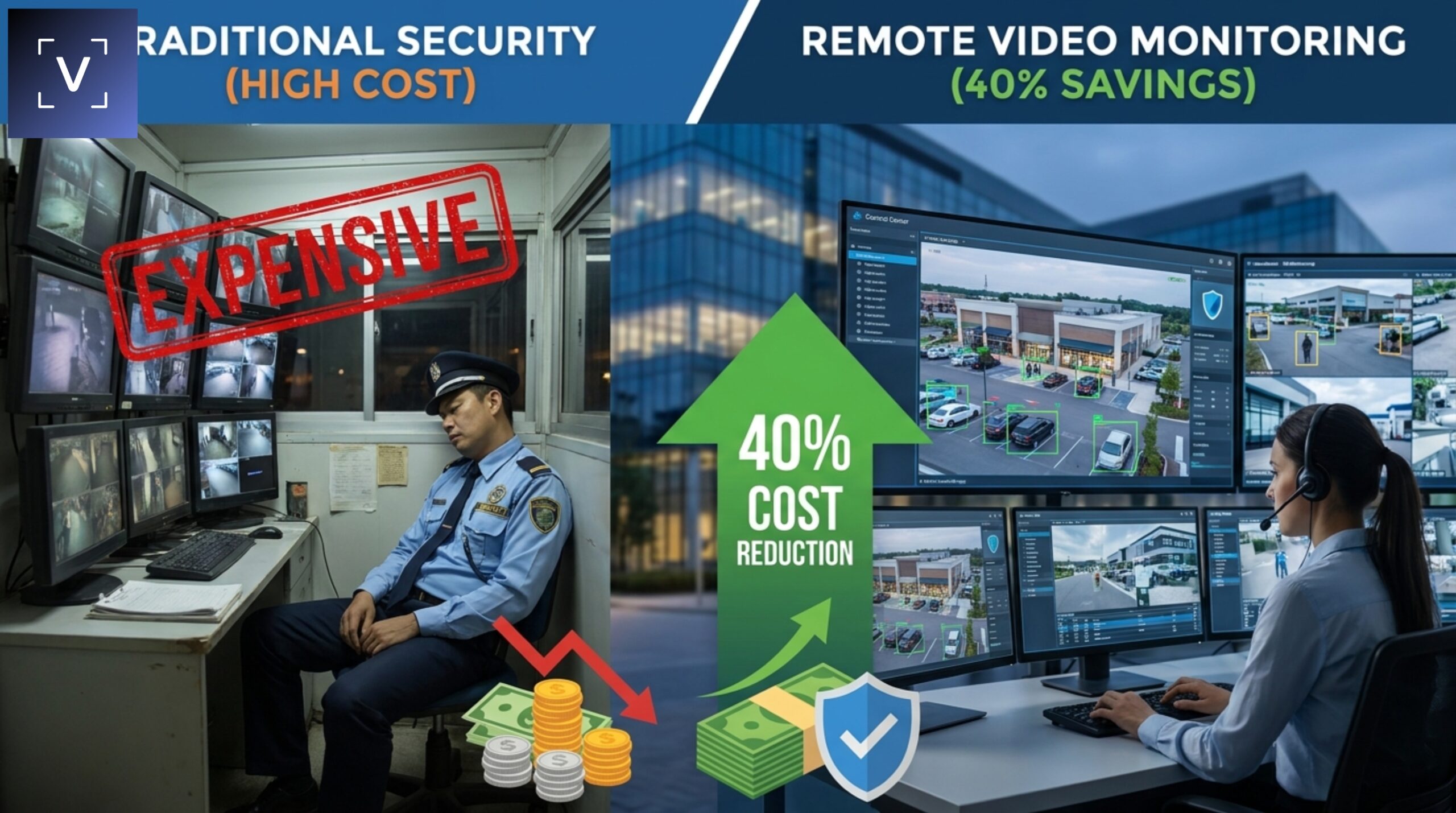 How Remote Video Monitoring Is Cutting Security Costs for Commercial Real Estate Owners by 40%