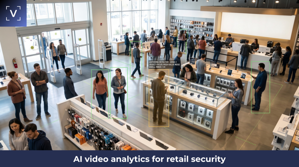 AI Video Analytics for Retail Security VIDISKY.In